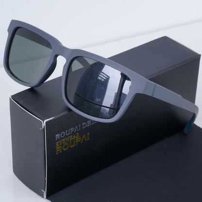 S12100-Sunglasses Driving Uv-Proof Sun-Proof Square round Face Sunglasses Driving Polarized Light Sun-Shade Glasses Modern Eyeglass，Tr90 Ultra-Lightweight Temple Material ，Chromium Alloy Glasses Are Shock-Resistant and Scratch-Proof.