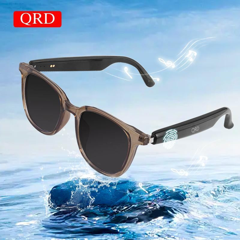 Smart Glasses, Multifunctional Anti-Blue Light Glasses, Touch Control Wireless Glasses for Women, Bluetooth-Compatible Smart Glasses for Men & Women, Stocking Fillers Gift