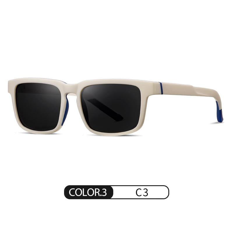 S12100-Sunglasses Driving Uv-Proof Sun-Proof Square round Face Sunglasses Driving Polarized Light Sun-Shade Glasses Modern Eyeglass，Tr90 Ultra-Lightweight Temple Material ，Chromium Alloy Glasses Are Shock-Resistant and Scratch-Proof.